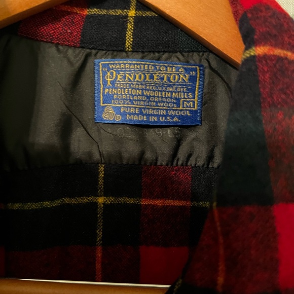 Vintage Pendleton wool flannel Men’s medium - Picture 2 of 5